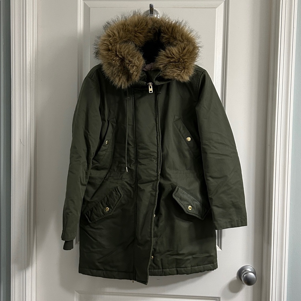 j.crew - perfect winter parka with primaloft